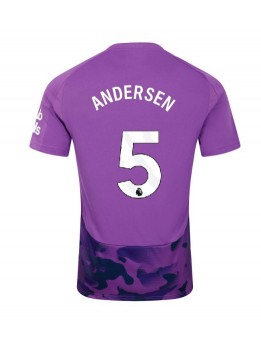 Fulham Joachim Andersen #5 Ausweichtrikot 2024-25 Kurzarm